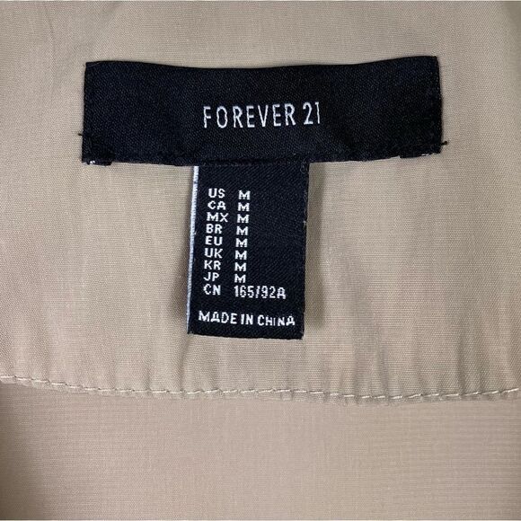 Forever 21 Beige Open Face Waterfall Cardigan Coat - Picture 5 of 6